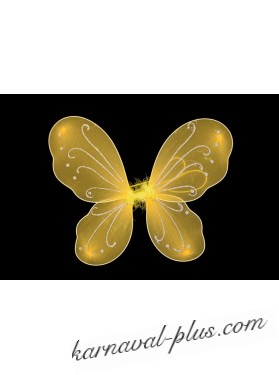 Крылья бабочки цвет желтый